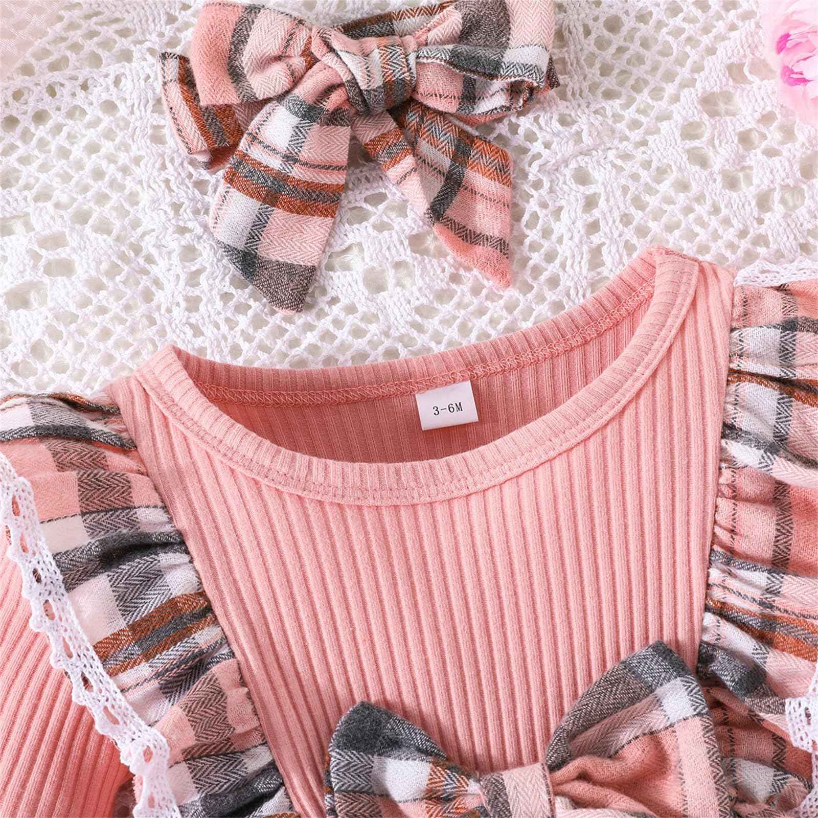 Toddler Kids Baby Girls Off Shoulder Long Sleeve Fur Trim Dress with Headband Santa Autumn Winter Outfits