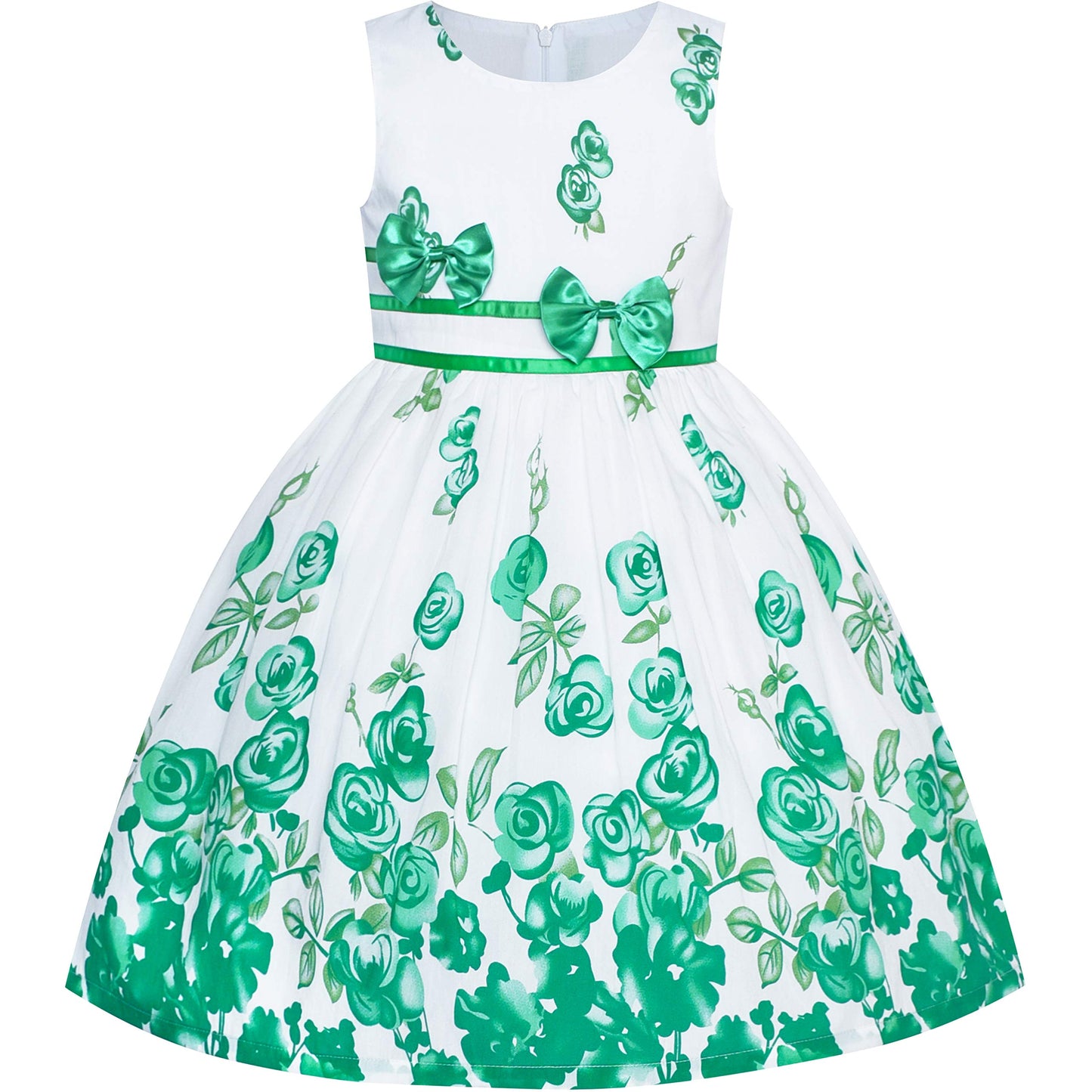 Sunny Fashion Mädchen Kleid Lila Rose Doppelklicken Krawatte Party Kids Trägerkleid Gr. 98-146