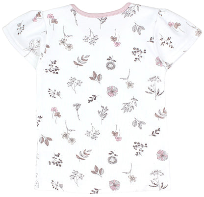 TupTam Baby Mädchen Kurzarm T-Shirt Gemustert Bunt 5er Set