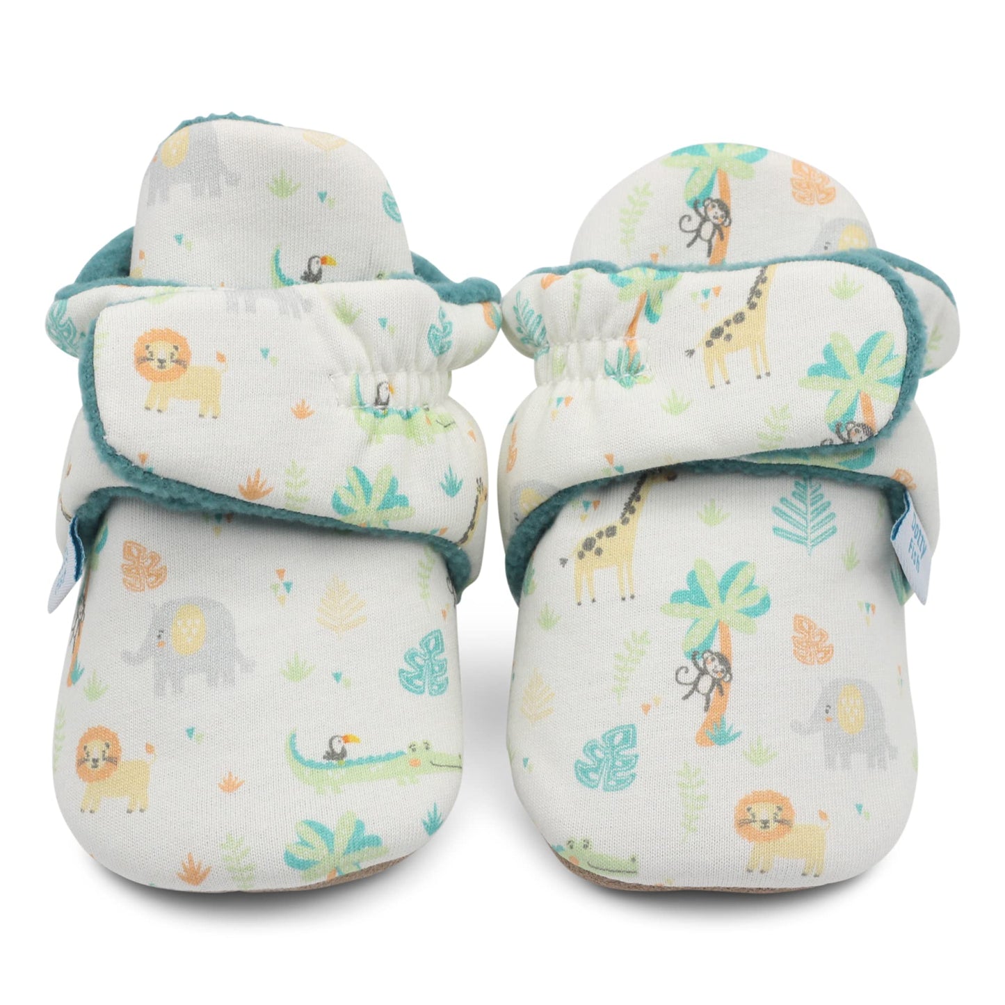 Dotty Fish Baby Winter Boots - Warm Non-Slip Cotton Crawling Shoes with Suede Sole - 0-24 Months