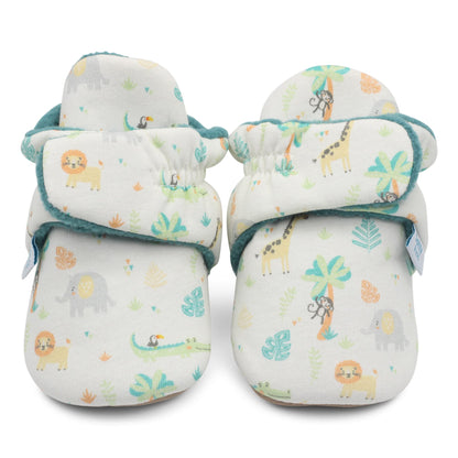 Dotty Fish Baby Winter Boots - Warm Non-Slip Cotton Crawling Shoes with Suede Sole - 0-24 Months