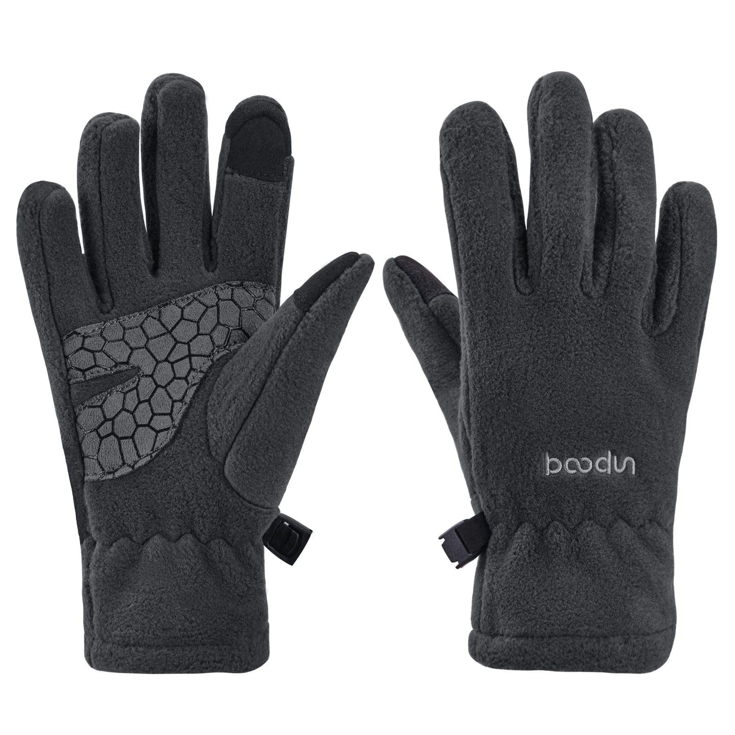 Arcweg Children's Gloves, Fleece, Warm Running Gloves, Winter Gloves, Non-Slip Cycling Gloves, Touchscreen Gloves for Boys and Girls, Finger Gloves for Sports, Outdoor, Camping, Hiking, Running