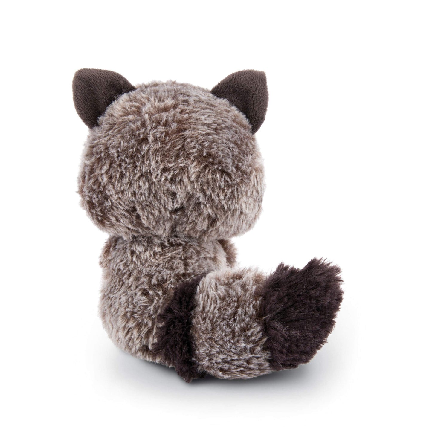 NICI Glubschis: Das Original – Waschbär Clooney 25 cm – Kuscheltier Augen – Flauschiges Plüschtier mit großen Glitzeraugen – Schmusetier für Kuscheltierliebhaber – 45569
