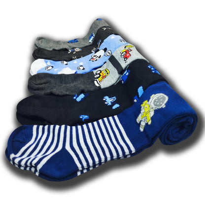 MRCC Pack of 6 boys children's knitted tights baby tights fine knitted cotton 12999
