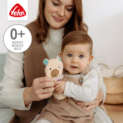 Fehn Knister-Seestern – Activity-Rascheltier zum Greifen & Lauschen | Fördert Sinne und Motorik – zum Geräusche erzeugen und Spielen – für Babys und Kleinkinder ab Geburt