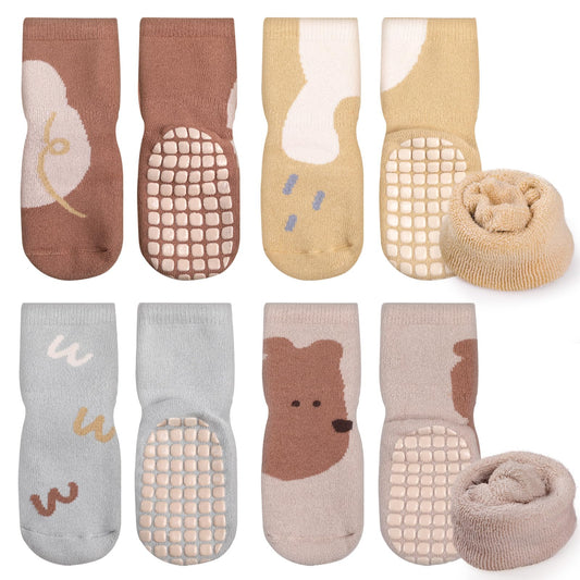 Simpeak Baby Socks, ABS Socks, Non-Slip Baby Socks, Non-Slip Baby Socks, Boys and Girls, Stopper Socks, Baby 0-36 Months