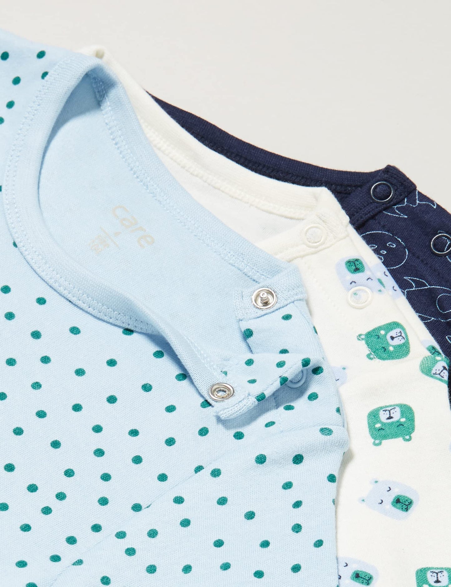 Unisex Baby Bodysuit, Langarm, 100% Baumwolle (3er und 6er Pack)