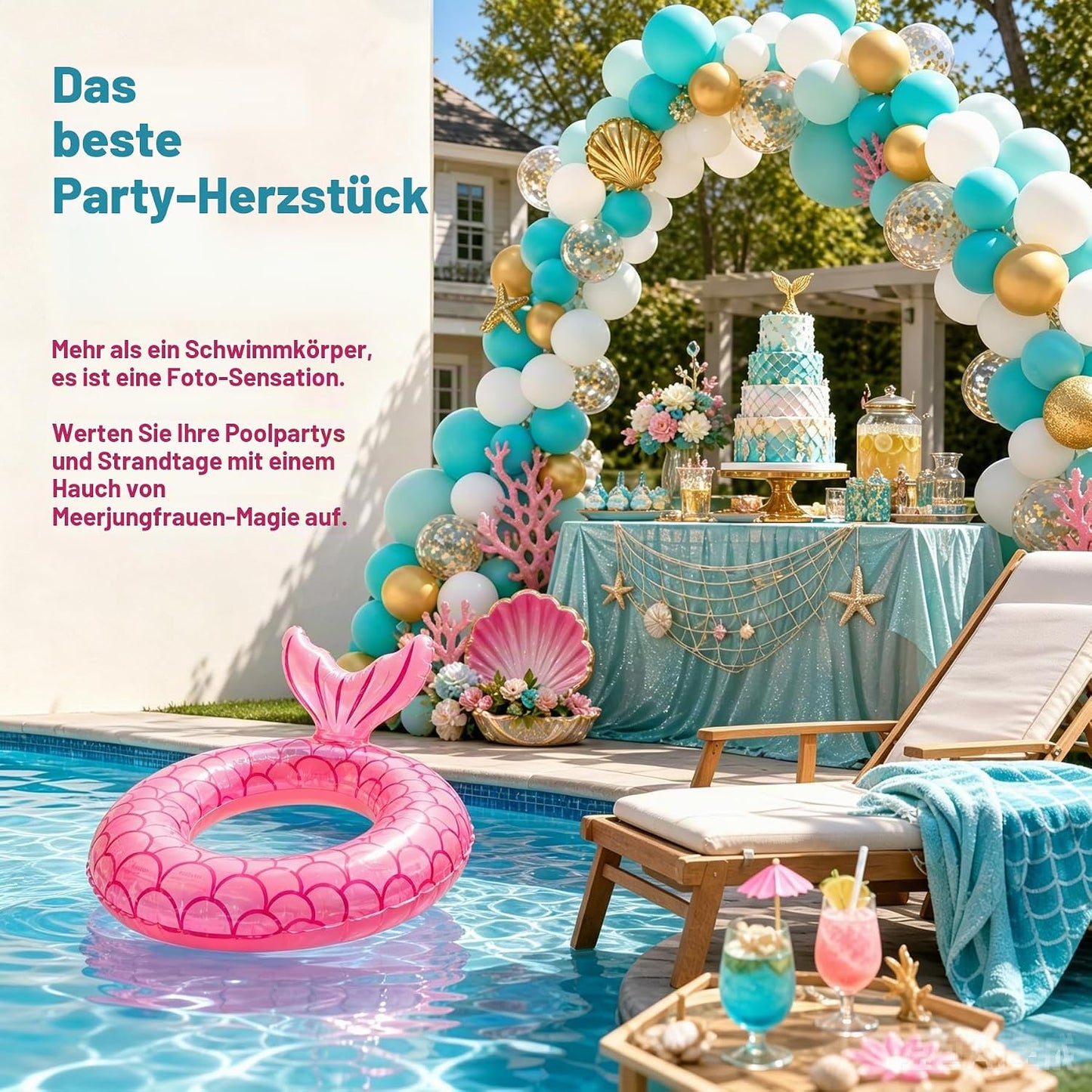 Baby Schwimmring, Baby Schwimmen Ring, Schwimmhilfe mit Schwimmsitz, Schwimmreifen für Kleinkind von 6 Monate bis 48 Monate, Schwimmlernhilfe für Mädchen und Jungs