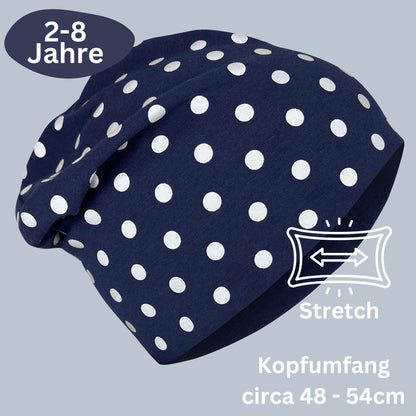 Heckbo 360° Reflector Children's Hat & Loop Scarf Set, Many Designs, 2–8 Years, 95% Cotton, Soft & Easy-Care Stretch Material, for Boys, Girls, Beanie for Spring, Summer, Autumn, Winter