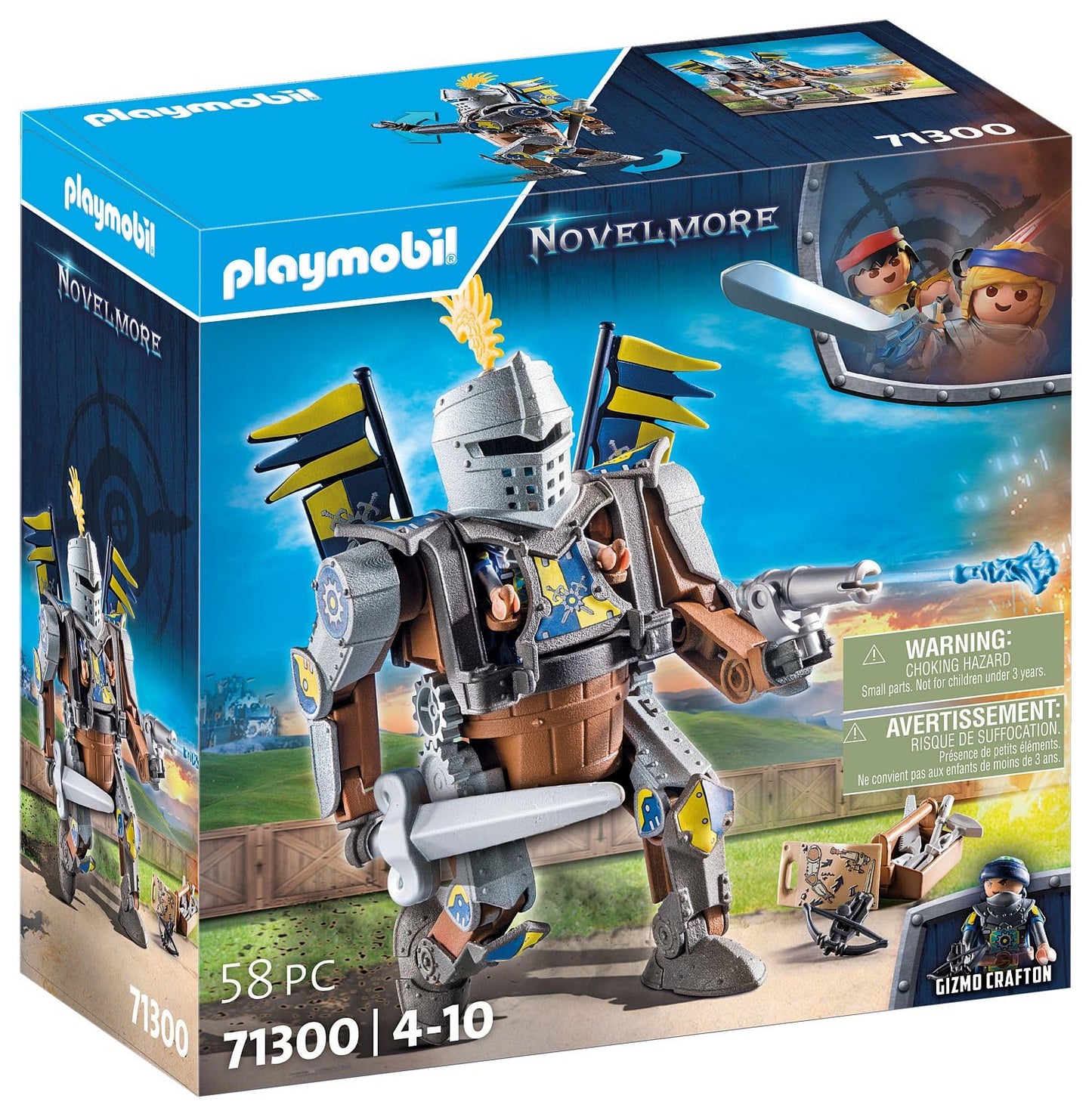 PLAYMOBIL Novelmore 71642 Arwynns Castle, Knight's Castle, Includes Three Knights and Numerous Accessories for Realistic Battles, Action-packed Toy for Children from 4 Years