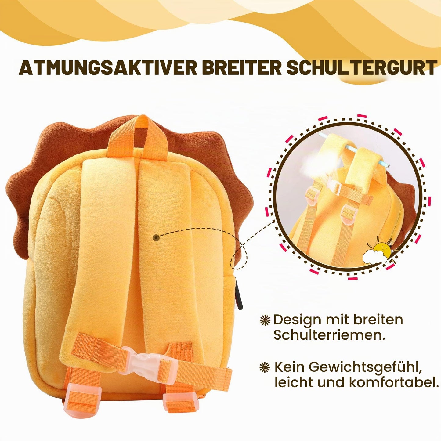 Kinderrucksack Kinder Mini Schulrucksack Tiere Kindergartentasche fur Jungen Madchen Kleinkind (Rosa Kuh)