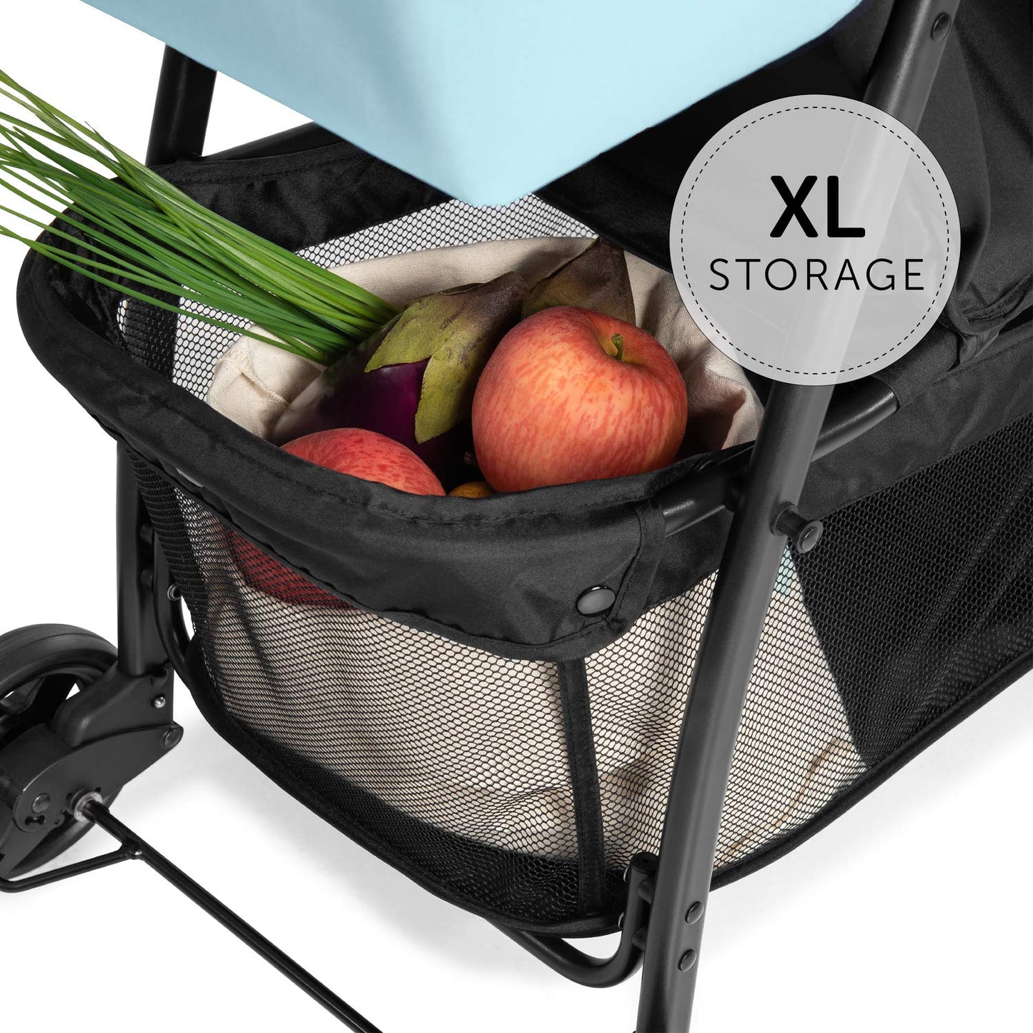 Hauck Lightweight Stroller up to 18 kg with reclining function from birth, small foldaway, sun canopy, large basket