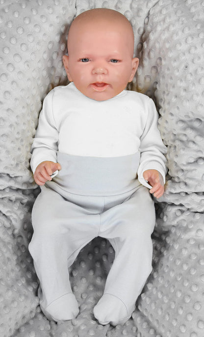 TupTam Baby Body Langarm – Weicher Body Baby 5er Pack aus Baumwolle, Unifarben, OEKO-TEX Zertifiziert