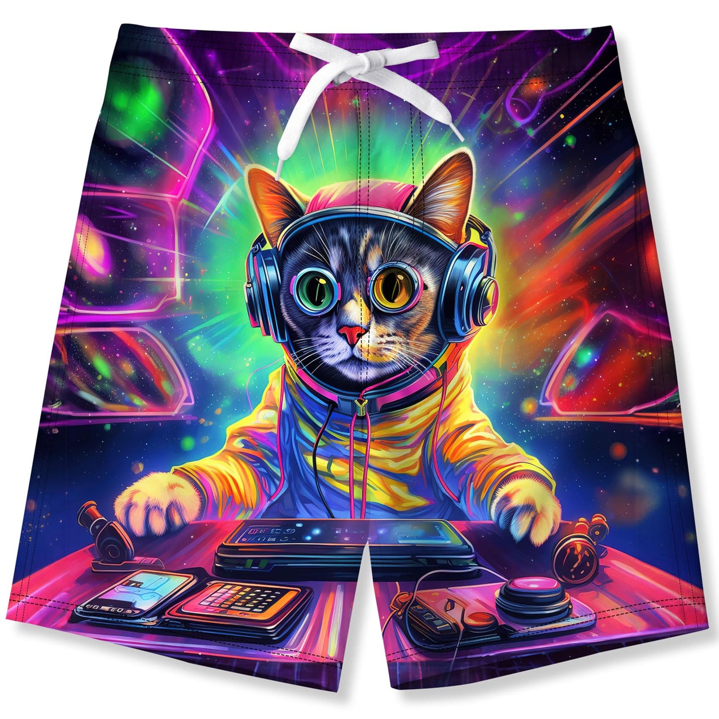 Fanient Badehose für Jungen lustige 3D Gedruckt Grafik Schnelltrocknend Beachwear Sport Laufen Badebekleidung Boardshorts