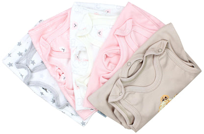 TupTam Baby Unisex Strampler mit Aufdruck Spruch 5er Pack