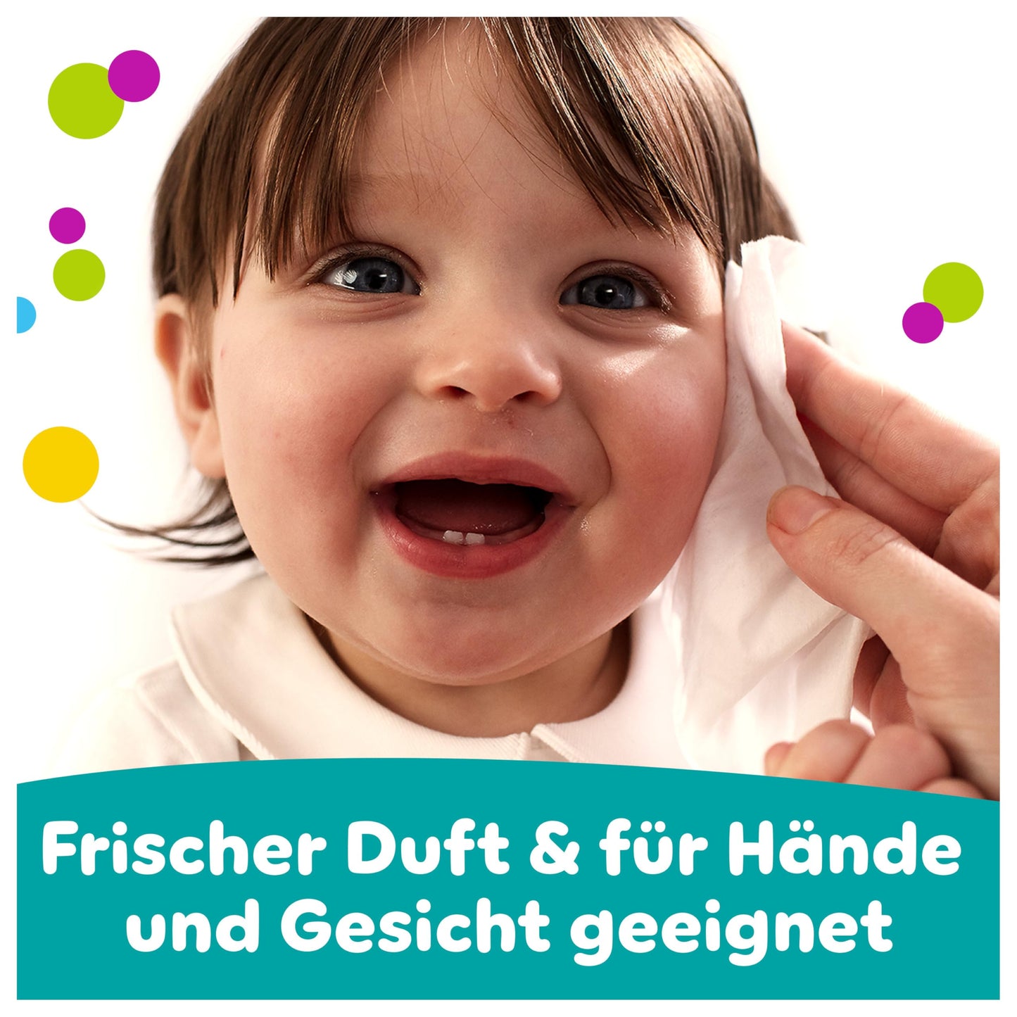 Pampers Fresh Clean Feuchttücher 1 Packungen mit 52 Stück, 624 Feuchttücher, milder Duft, auch für Hände und Gesicht geeignet