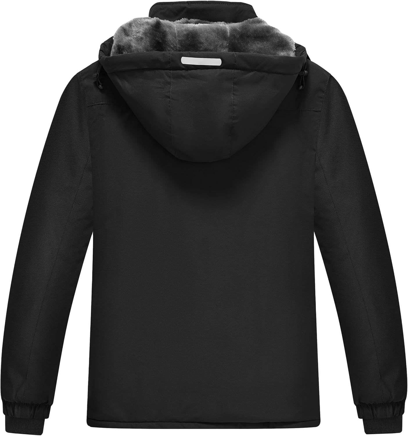 MoFiz Winter Jacket Boys Ski Jacket Warm Inner Lining Children's Outdoor Softshell Jackets Snow Jacket with Removable Hood