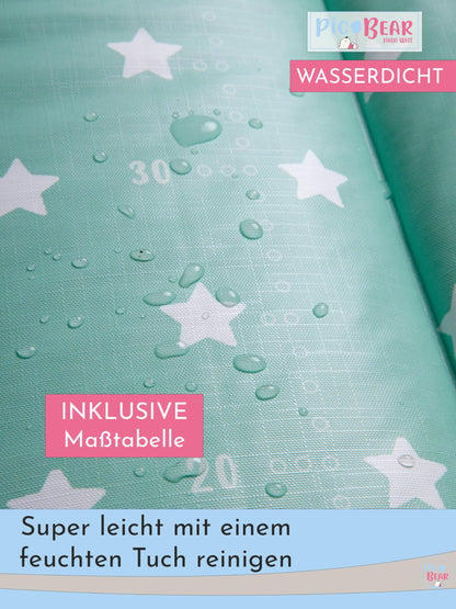 pic Bear Wickelauflage - hochwertige OEKO-TEX Wickeltischauflage - pflegeleichte Wickelunterlage - Auflage Wickelkommode - 85 x 72 cm - Sealife