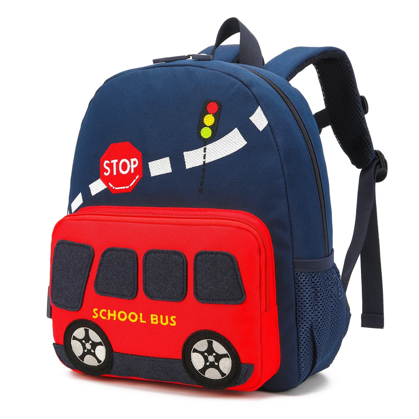 willikiva Car Dinosaur Toddler Kids Backpack for Boys and Girls Kids Waterproof Preschool Bag