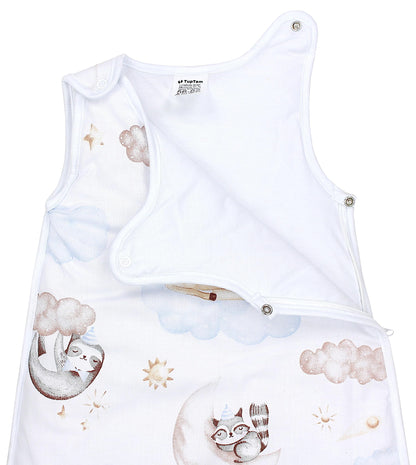 TupTam Baby Sleeping Bag 2.5 Tog - Oeko-Tex All-Year Sleeping Bag Children with Side Zip, Sleeveless