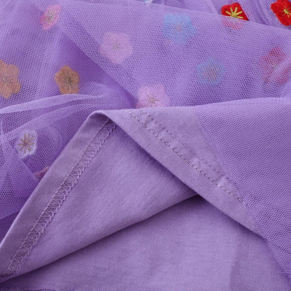 Dinopjs Kleider für Kleines Mädchen Kurzarm Kleid Cartoon-Stil Regenbogen Ozean Prinzessinnenkleid Dino Giraffe Osterhase Meerjungfrau Kinder Prinzessin Kostüm Tägliche Sommer Rock Ferienkleider