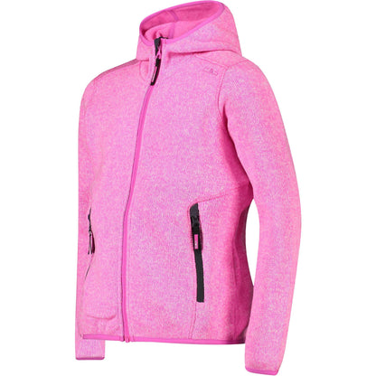 CMP Kids' Knit Tech Jacket with Fixed Hood Kid G Jacket Fix Hood 