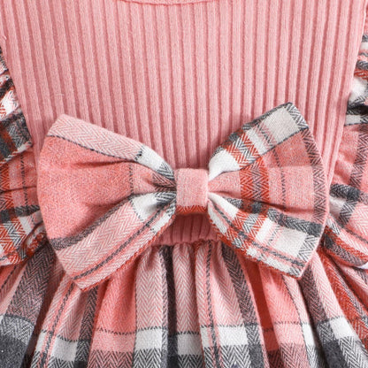 xuntao Newborn Baby Girl Christmas Clothes Long Sleeve Romper and Skirt Cute Winter Christmas Outfits Sets