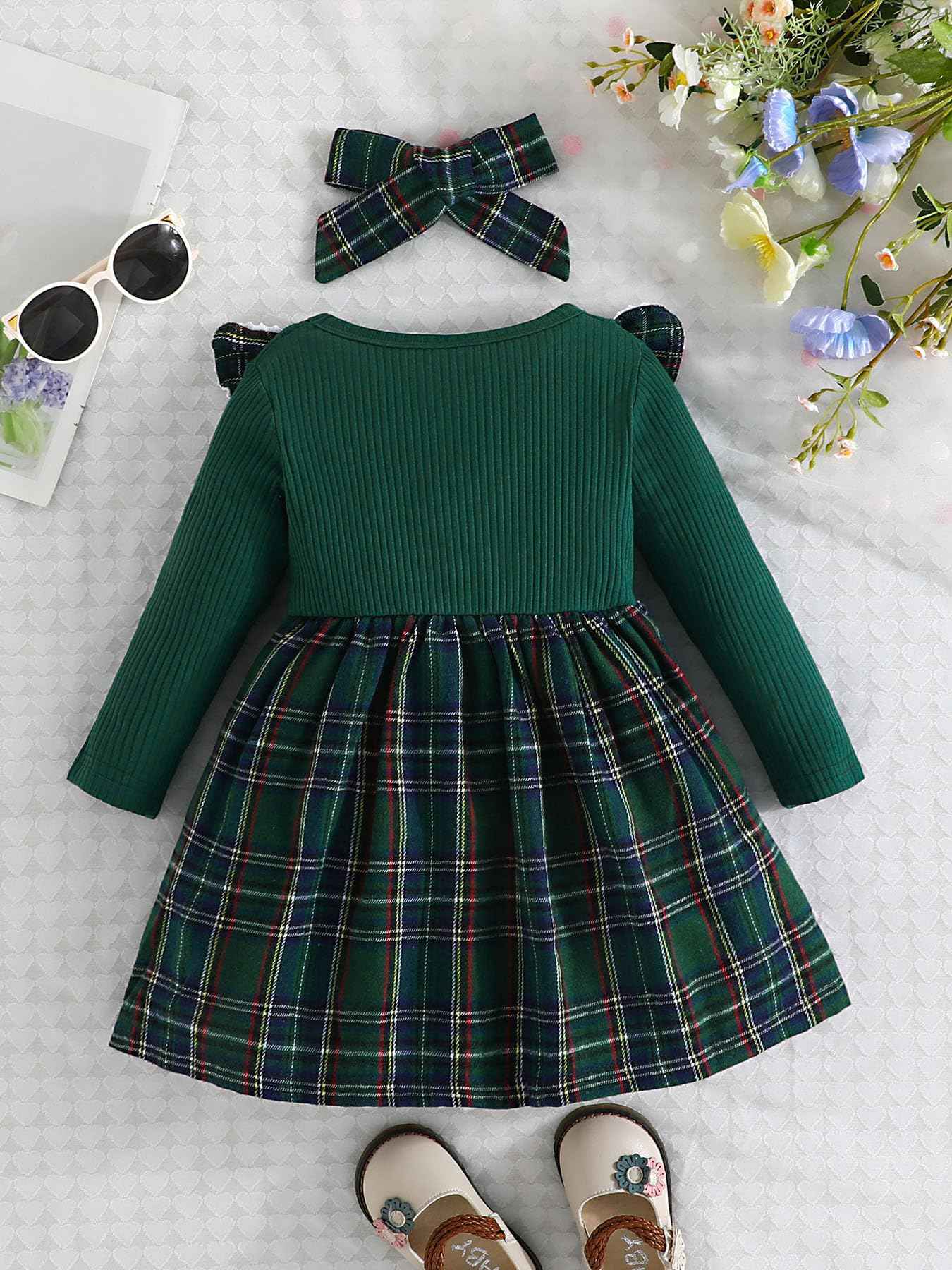 xuntao Newborn Baby Girl Christmas Clothes Long Sleeve Romper and Skirt Cute Winter Christmas Outfits Sets