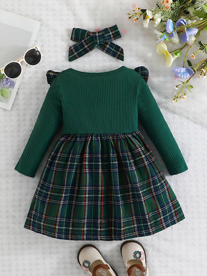 xuntao Newborn Baby Girl Christmas Clothes Long Sleeve Romper and Skirt Cute Winter Christmas Outfits Sets