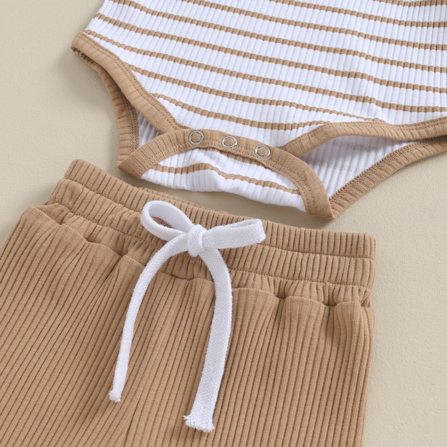 Baby Jungen Kleidung Gestreifter Body Strampler Langarm Top + Hose + Hut Baby Kleidung Set Baumwolle Weiche Kleidung Set für Neugeborene Kleinkinder 0-18 Monate