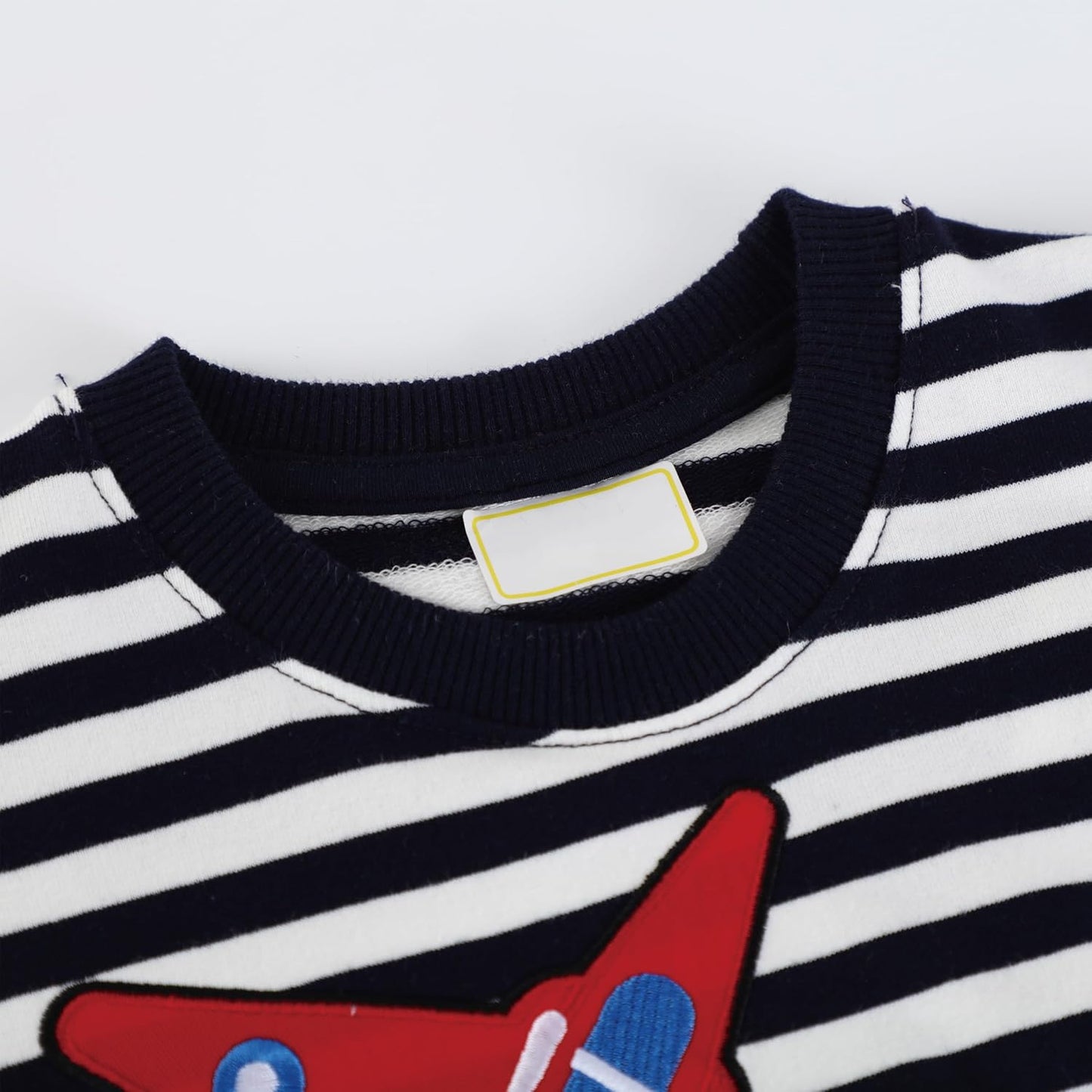 Jungen Pullover Sweatshirt Kinder Casual Langarm Tops Tier Flugzeug Winter Warm Streifen Oberteile Alter 2-7 Jahre