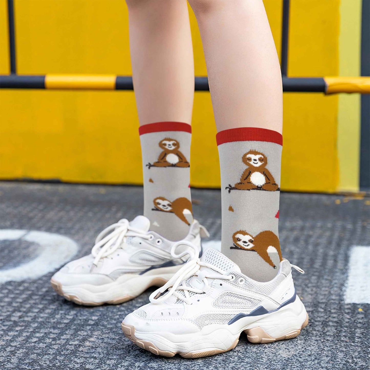 Belloxis Women's Socks 39-42 Horse Girls Gift Knee Socks Women's Rider Cotton Socks