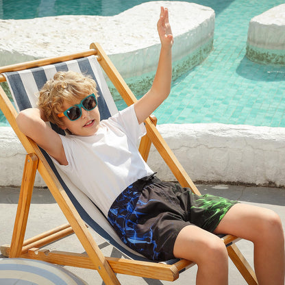 Fanient Badehose Jungen Schwimmshorts - 2 in 1 Badeshorts mit Kompression Liner für optimalen Komfort