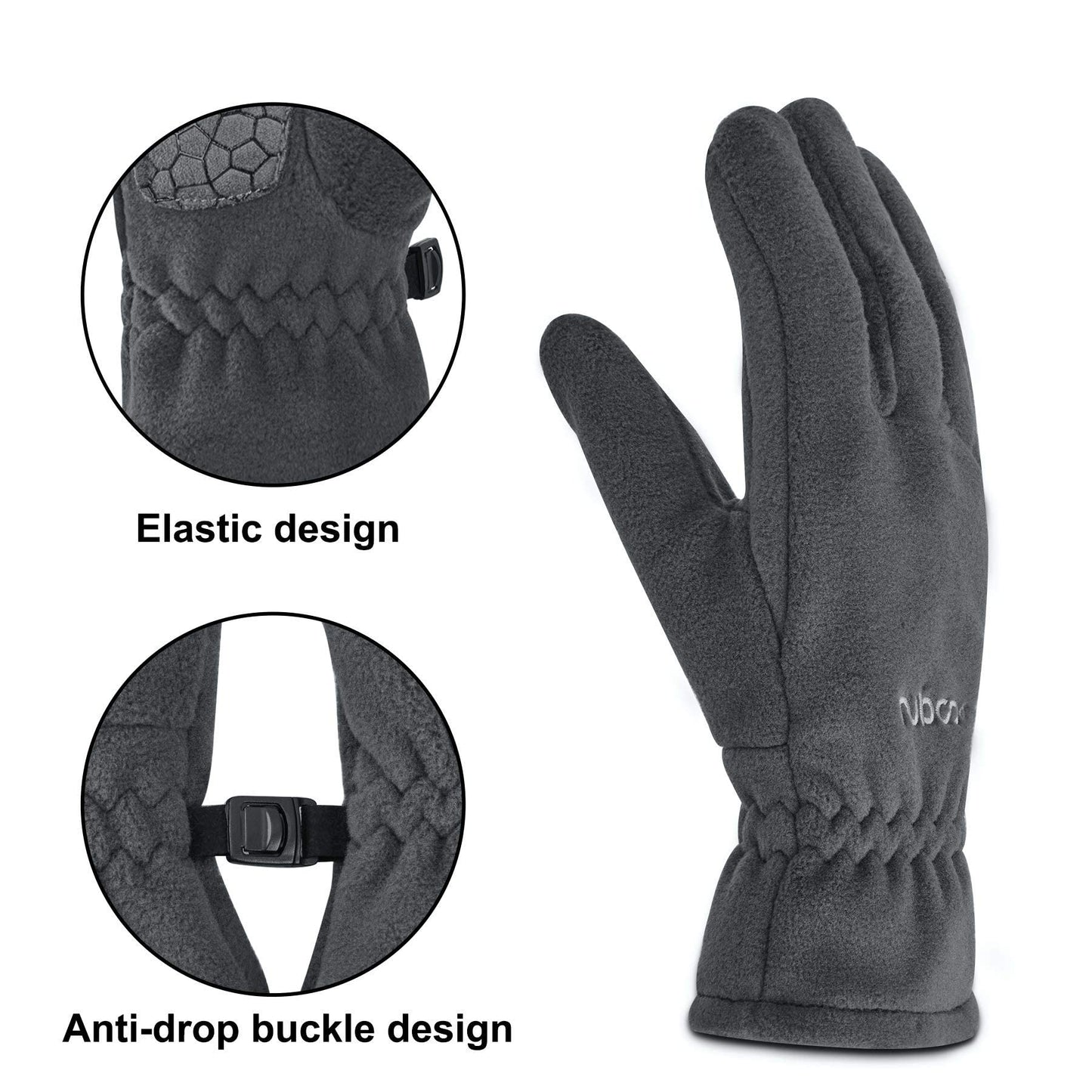 Arcweg Children's Gloves, Fleece, Warm Running Gloves, Winter Gloves, Non-Slip Cycling Gloves, Touchscreen Gloves for Boys and Girls, Finger Gloves for Sports, Outdoor, Camping, Hiking, Running