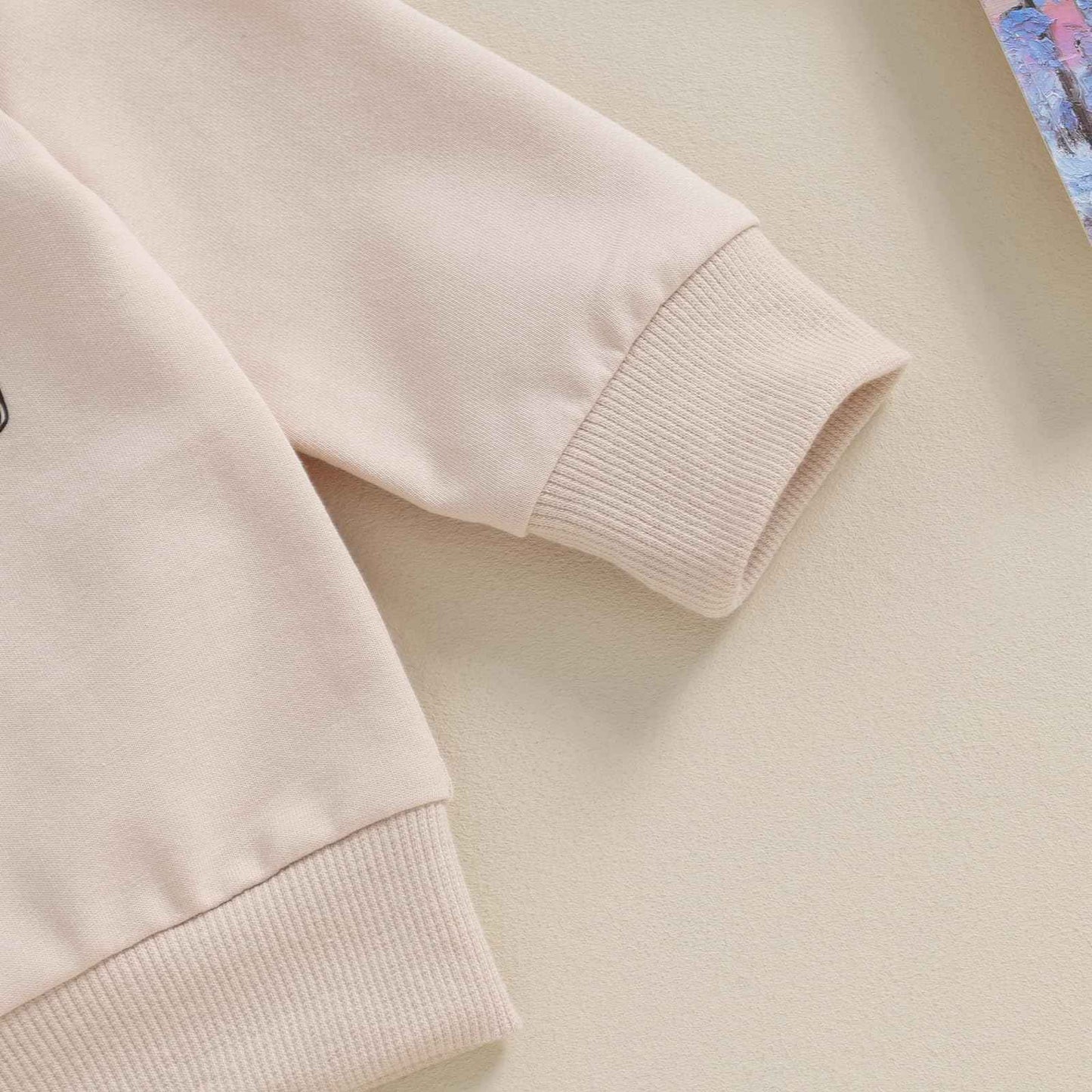 Geagodelia Baby Girl Clothing Outfit Set Long Sleeve Sweatshirt + Leopard Trousers Newborn Soft Baby Set Mama's Mini 2-Piece
