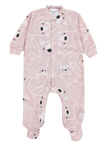 TupTam Baby Mädchen Schlafstrampler mit Fuß 3er Pack