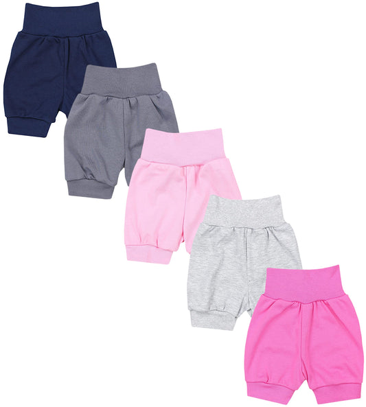 TupTam Baby Mädchen Pumphose Sommershorts 5er Set