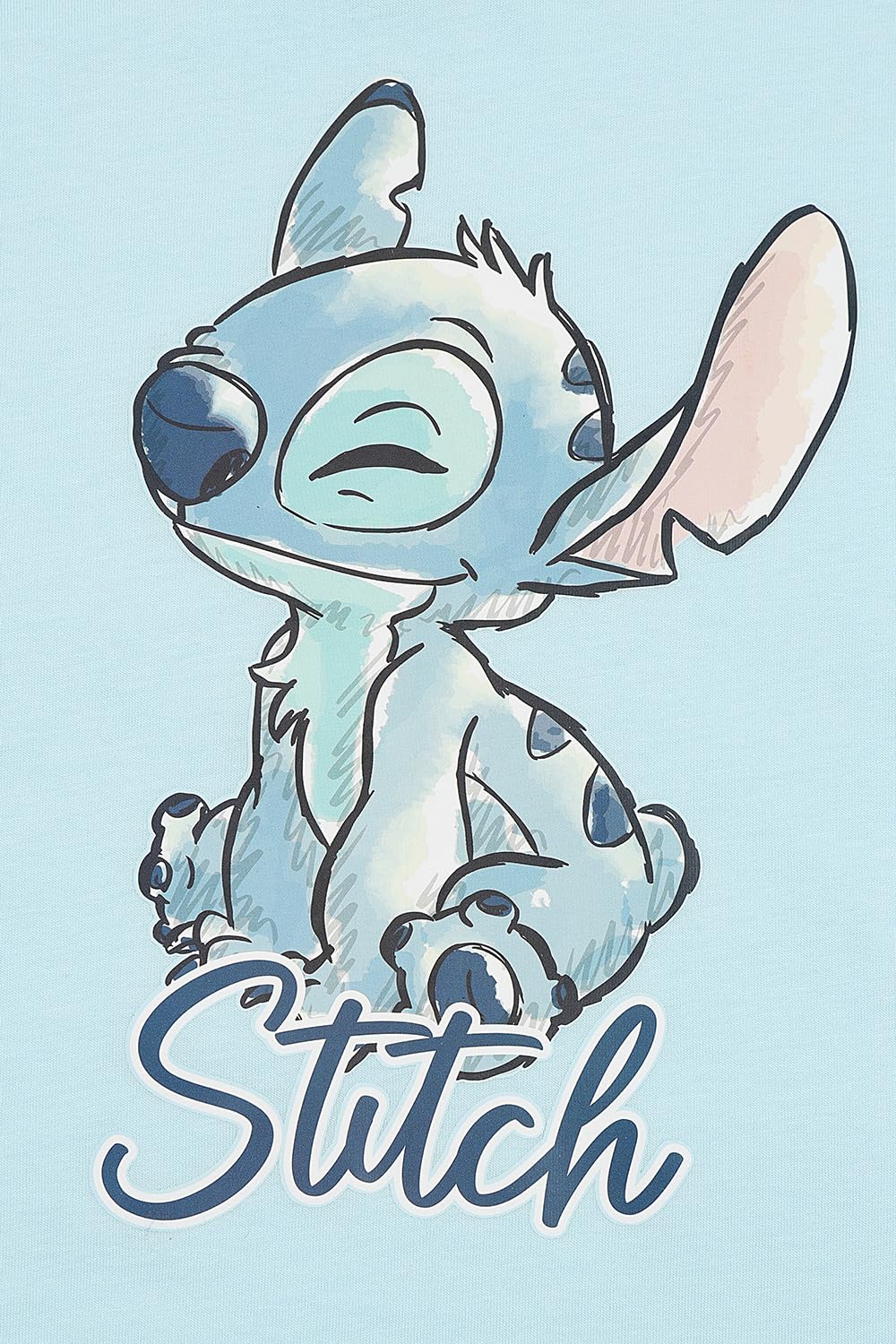 Disney Mädchen 3er-Pack Lilo und Stitch T-Shirts Kinder Angel Sommertop Kurzarm-T-Shirts