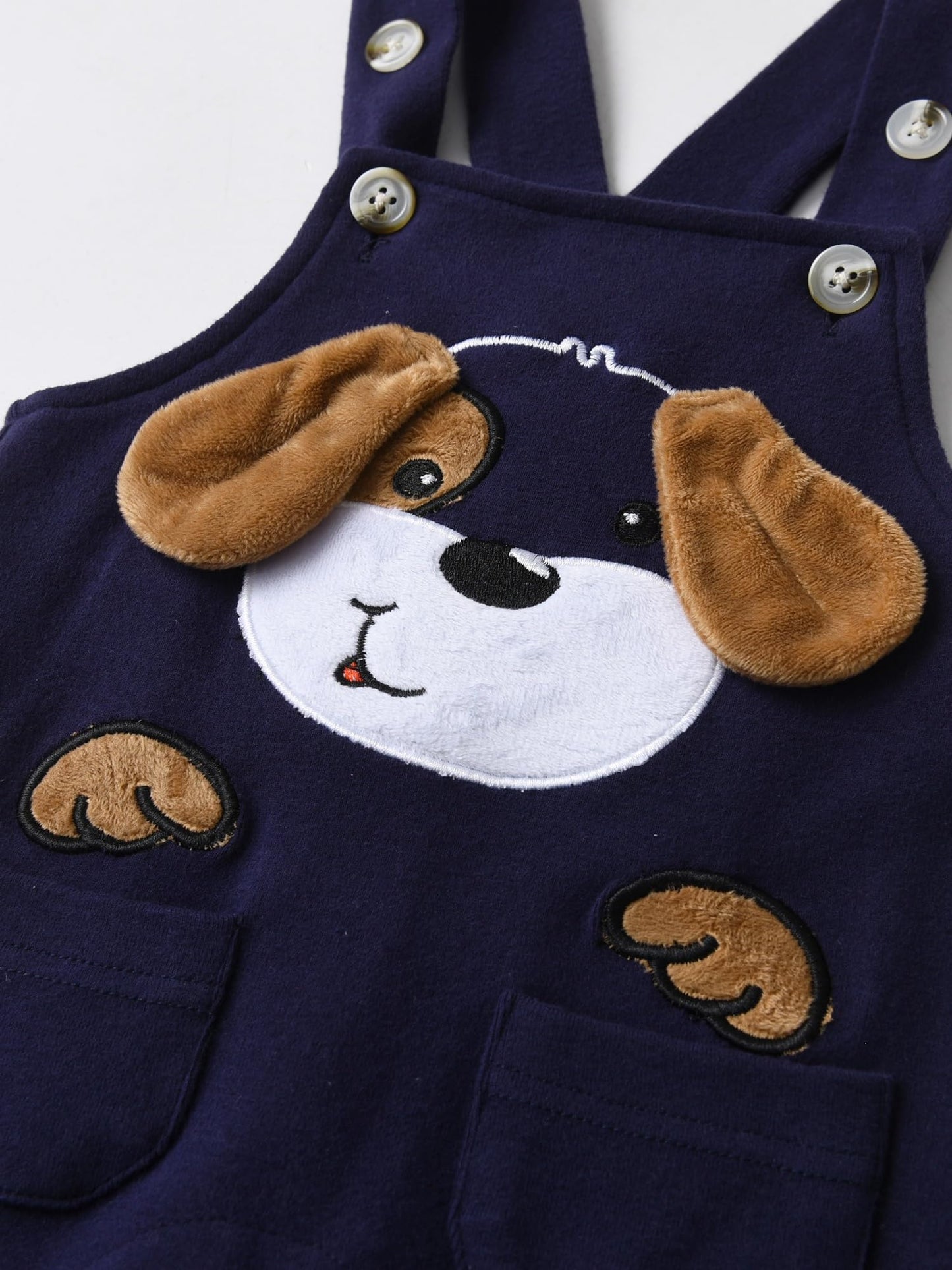 Derouetkia Baby Junge Kleidung Gestreifte Tops Tierdruck + Hosen Outfit Set