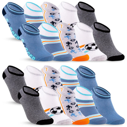 10 pairs of children's sneaker socks boys &amp; girls cotton children's socks 