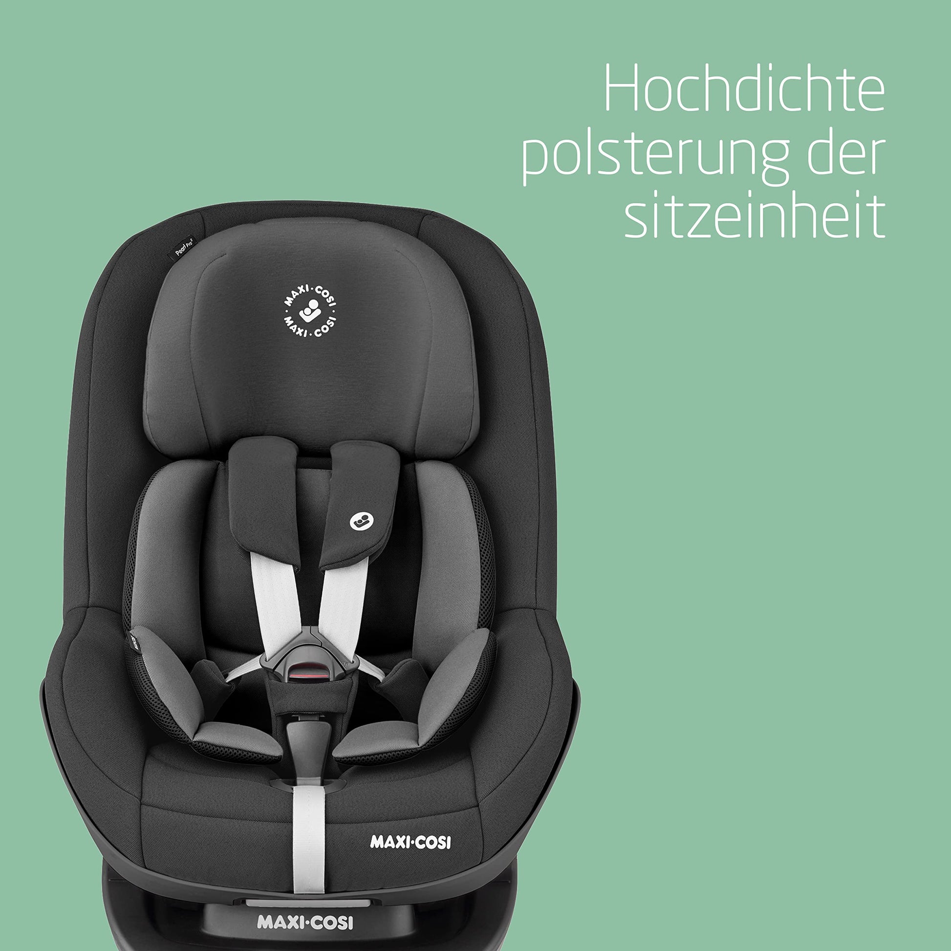 Maxi-Cosi Pearl Pro² i-Size, Kleinkinderautositz, ISOFIX, Rückwärtsgerichteter Autositz, Gruppe 1, Ab ca. 6 Monate bis 4 Jahre, 67 bis 105 cm, Authentic Black - Meloni2
