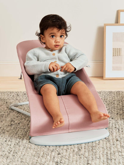 BabyBjörn Bliss Baby Bouncer, Woven, Classic Quilting, Sand Grey 