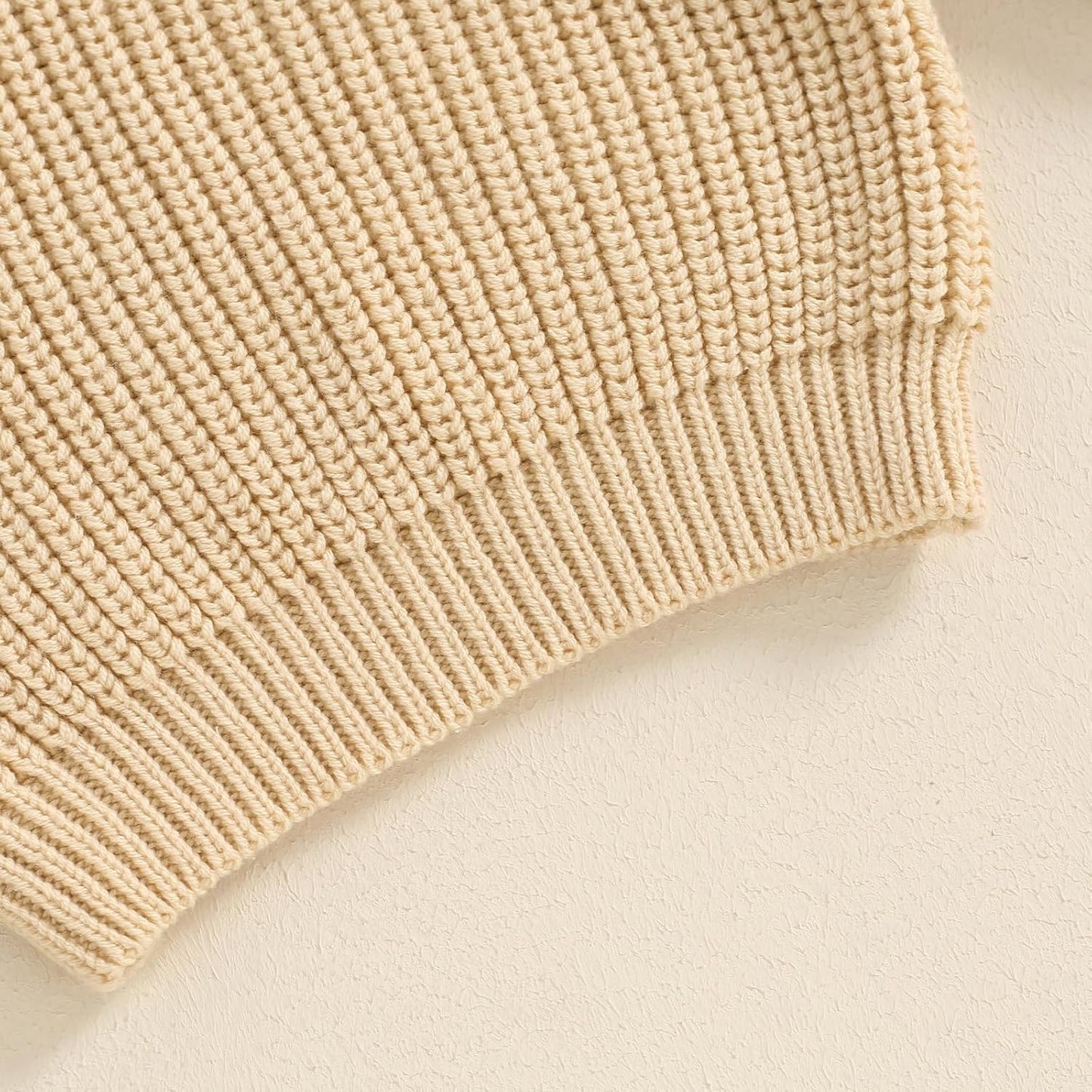 L&ieserram Baby Mädchen Jungen 1. Geburtstag Gestrickt Pullover Jumper Langarm Strickpullover Pulli Kleinkinder Kleidung Outfit Knitted Sweater 1 Jahr