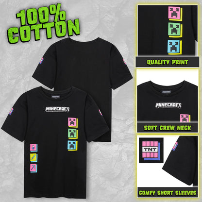 Get Trend T-Shirts für Jungen Teenager Einzeln oder im 2er Pack Weich Tshirt Kurzarm Gamer T Shirt Kinder Geschenk