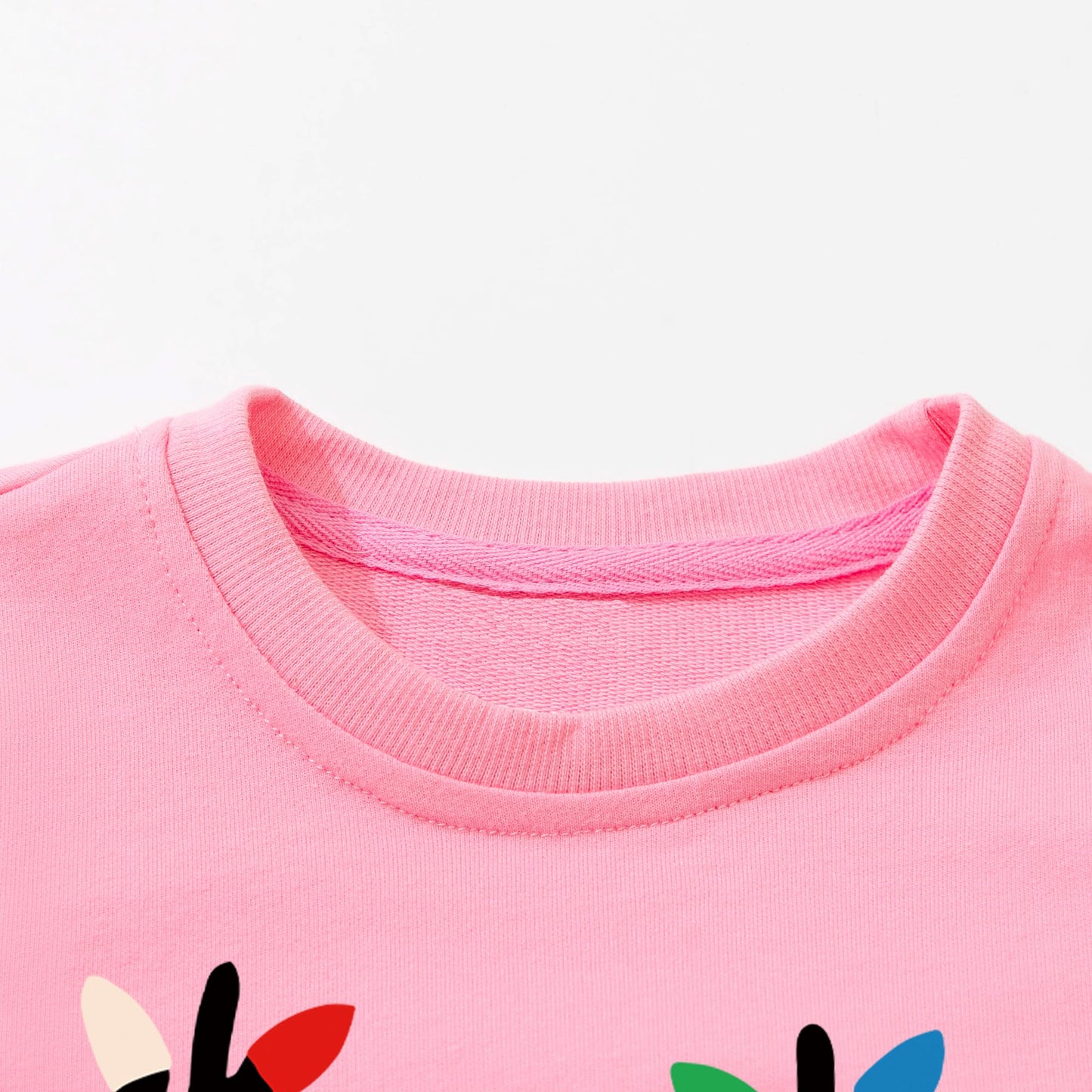 Sweatshirt Mädchen Pullover Kinder Mädchen Baumwolle Langarm Shirt Einhorn Bunny Warm Tops 2-8 Jahre Größe 92 98 104 110 116 122 128