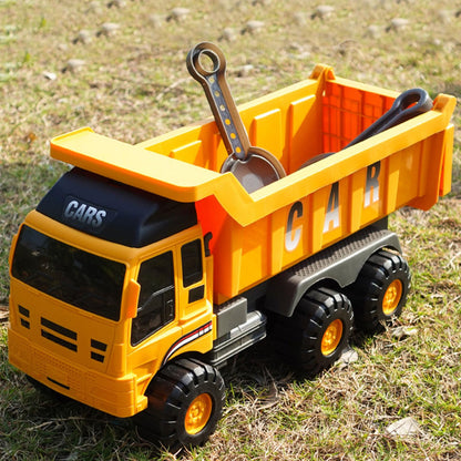 Bagger Spielzeug ab 3 jahre,Baustellenfahrzeuge Kinder,Baggerfahrzeug Geeignet als Sandspielzeug und für das Kinderzimmer,Starke & Flexible Teile,Sandkasten Kinderbagger für 2+ Jahre (Dumper)