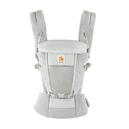 Ergobaby Adapt Babytrage für Neugeborene ab Geburt, 3-Positionen SoftFlex Mesh Ergonomische Babybauchtrage Rückentrage Baby-Tragetasche, Natural Beige, 1 Einheit