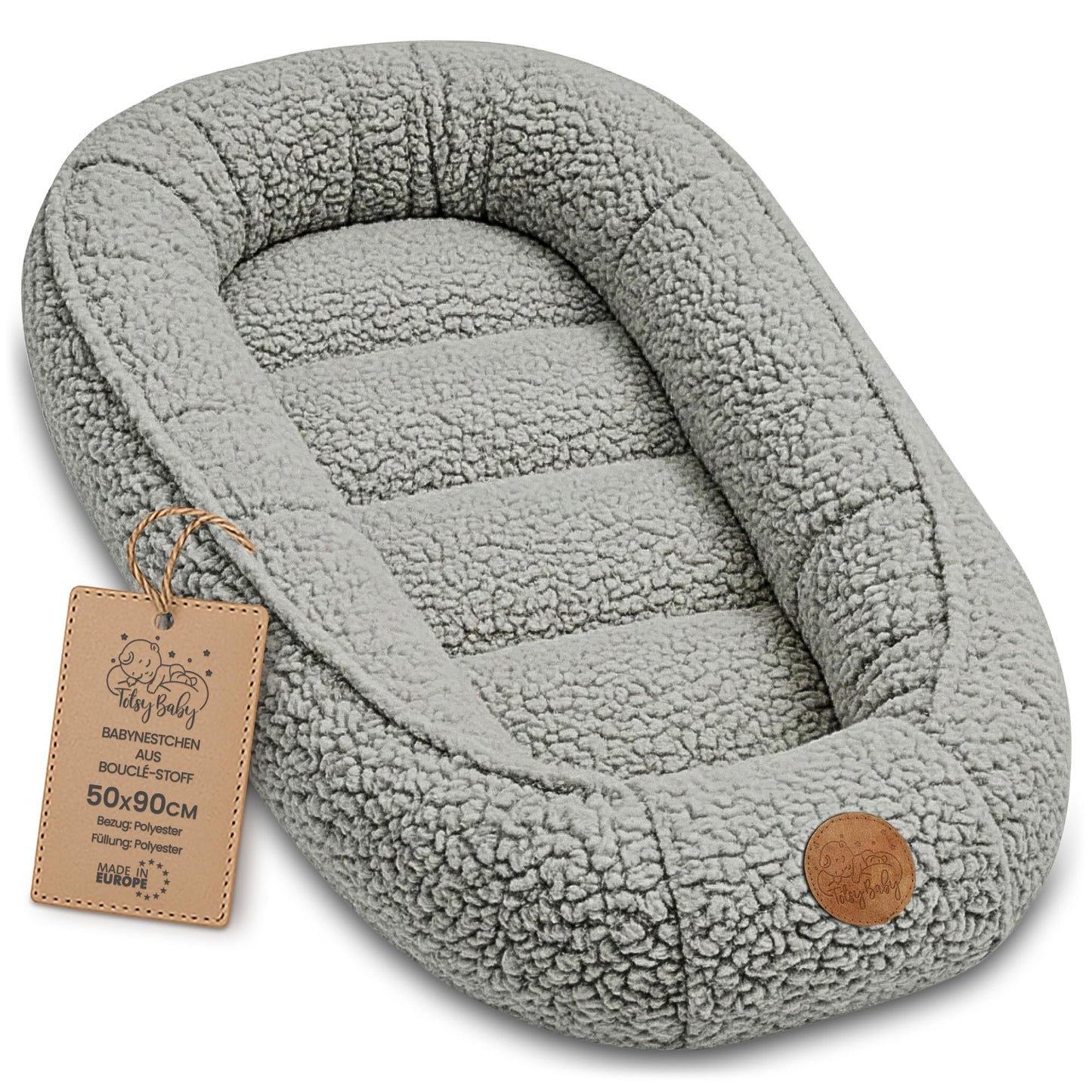 Nestchen Baby - Babynestchen Neugeborene Minky Babynest für Kinderbett Vielseitiges tragbar Nest kuschelnest zubehör für babybett warm Winter coccon Teddybären