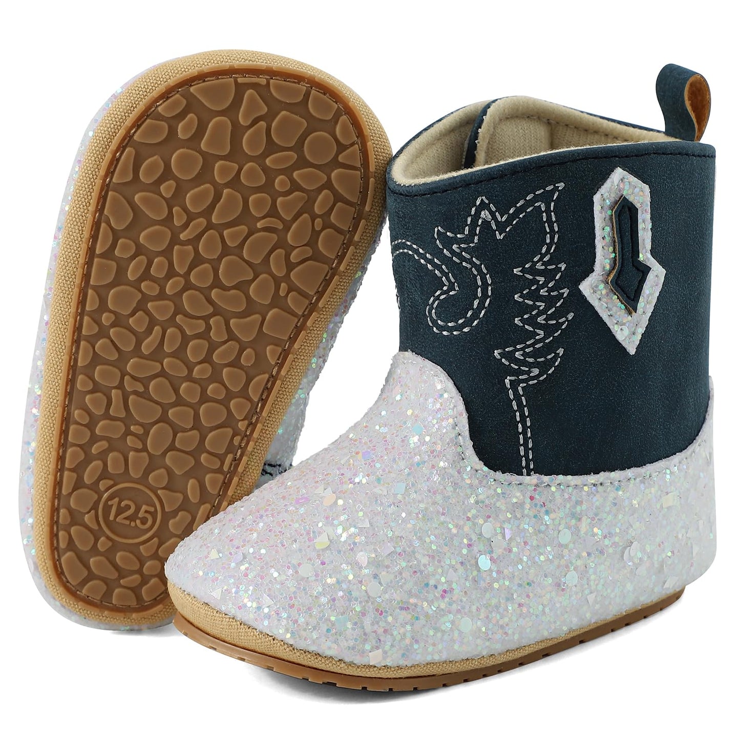 LACOFIA Baby Boys Girls Winter Boots Non-Slip Baby Winter First Walking Shoes Wellington Boots, Aa