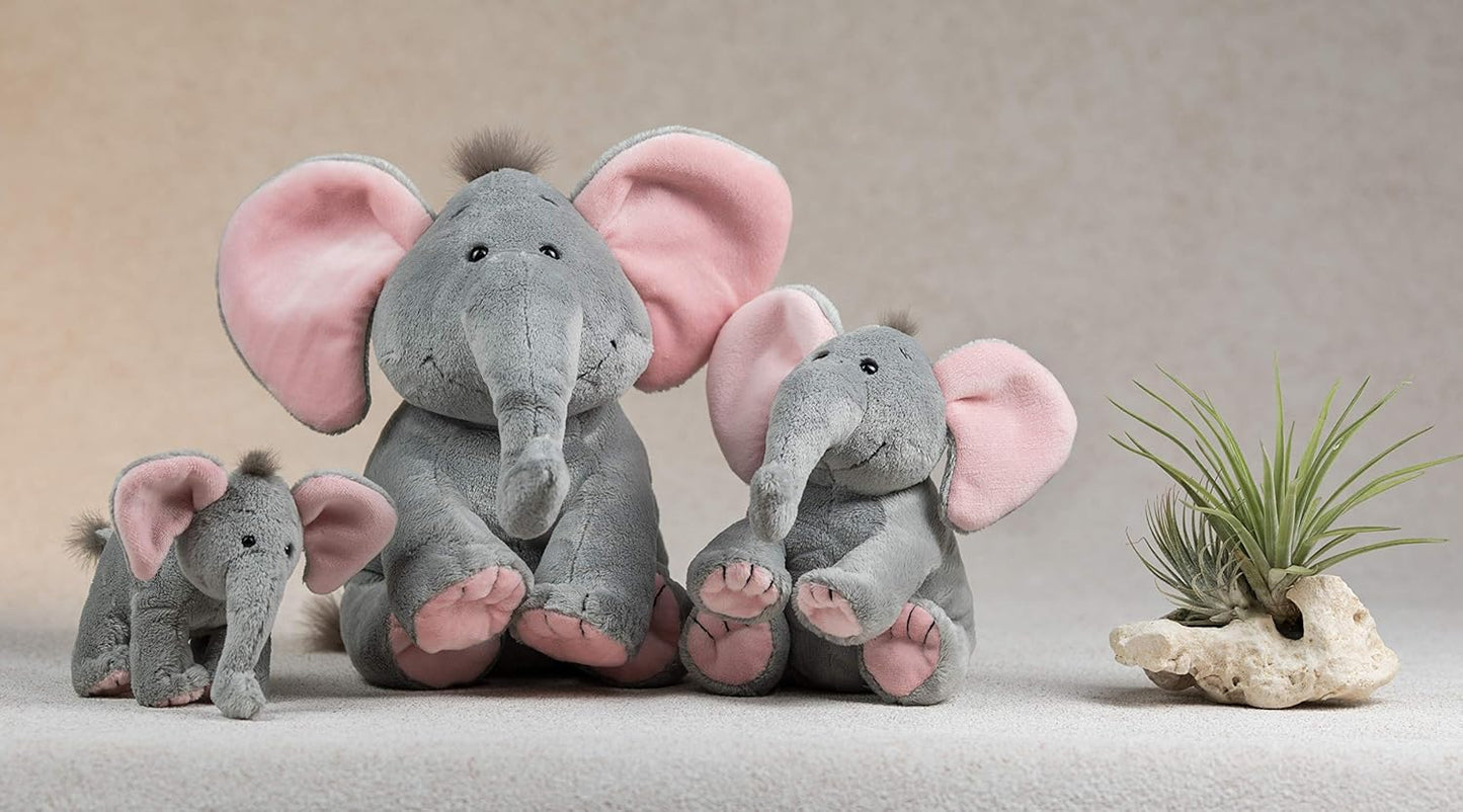 Plüsch Elefant BabySugar - Kuscheltier - Größe (XS) 13 cm | Extra weich - Waschbar bei 30 °C - DIN EN 71 geprüft - Ab Geburt geeignet - Hochwertige Verarbeitung